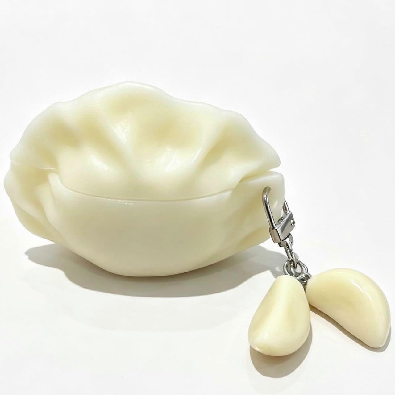 RUIYUE Cute 3D Dumpling Silicone Case Compatible with Studio Buds & Buds+，Mini Dumpling Charm