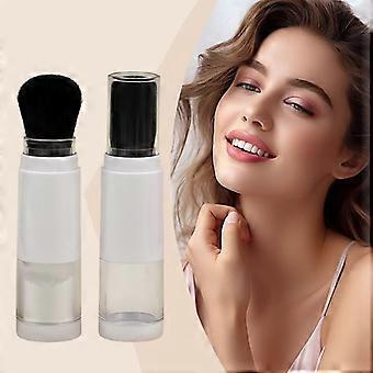 Multifunctionele 2-in-1 foundationkwast, make-upkwast, lege reisblushkwast met navulbaar flesje voor los poeder, make-up en beautytools