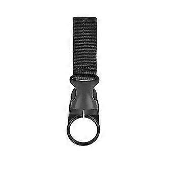 Webbing Water Bottle Holder Climbing Carabiner Belt Backpack Hanger Hooks Clip Multifunction Water Bottle Nylon Buckle Hook Clip EN