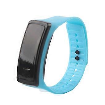SQCLV LED-klocka Sport Silikonarmband Digital 12-timmars urtavla Elektronisk Armbandsur