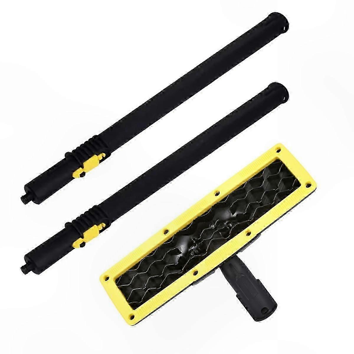 Universal Floor Brush with Extension Rod for Washer Accessory Compatibility