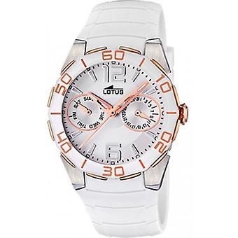 Lotus cool Quartz Analog Woman Watch with L15701/2 Rubber Bracelet