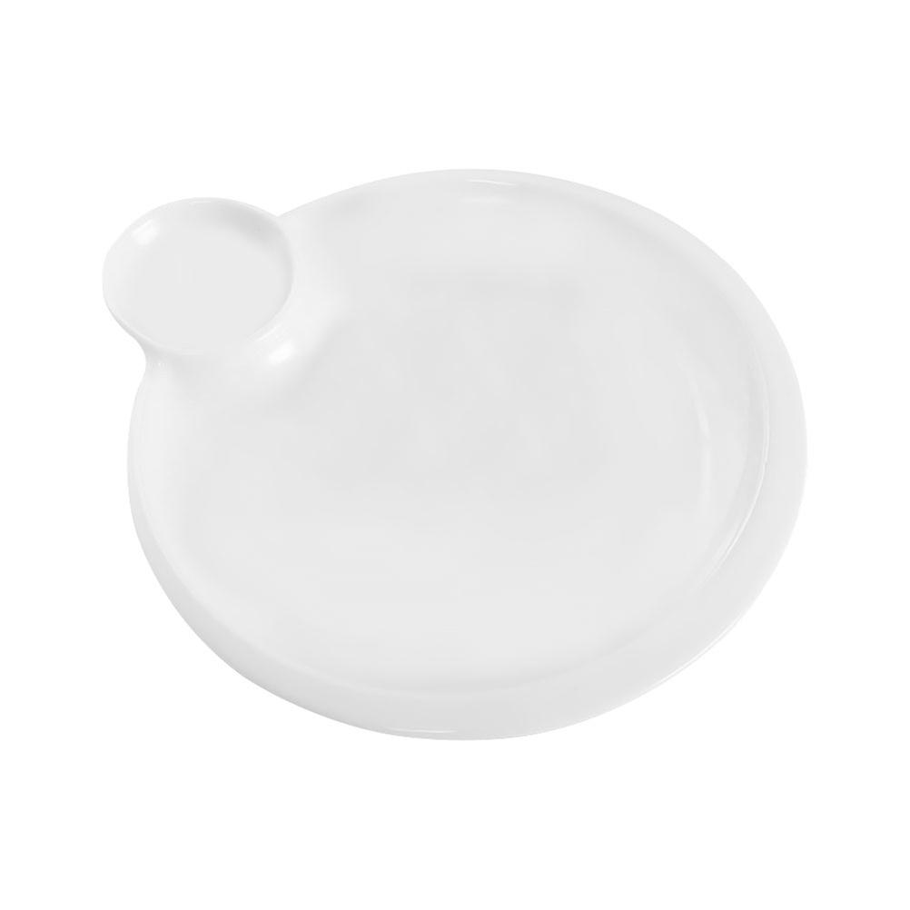 Ceramic Chips Dish Multi-Function for Storage Household Dumpling Plate
