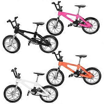 Bicycle Model Toy for Decoration 4Pcs Alloy Finger Mountain Bike Simulation