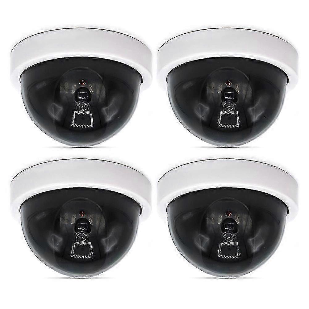 4 Pcs Compact Realistic Dummy CCTV Cameras