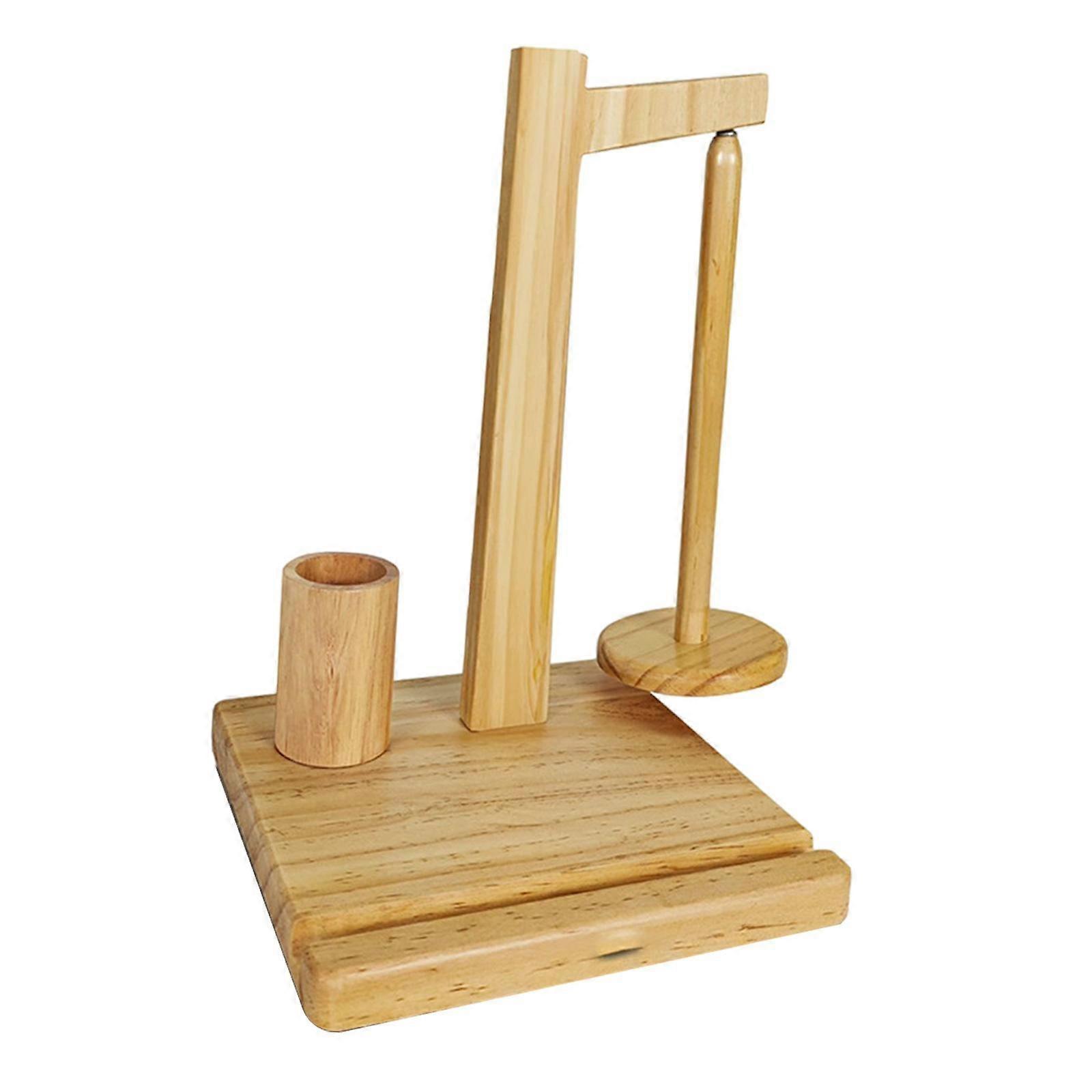 Portable Rotating Wooden Yarn Spool