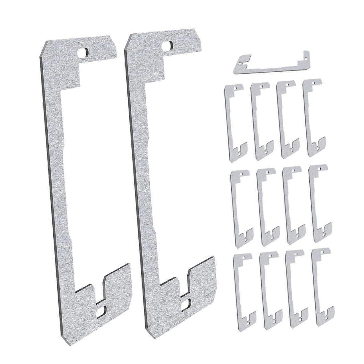 15pcs Outlet Leveling Plates for Electrical Boxes Galvanized Iron