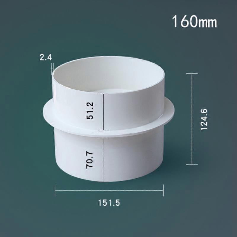 Draft Blocker Damper Ventilation Check Valve Draught Back Shutter For Inline Ducting Kitchen Home Ventilation Grill