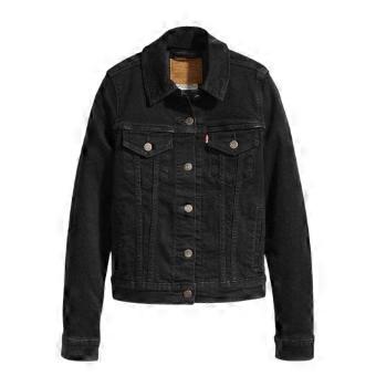 Levis Womens/Ladies Plain Denim Long-Sleeved Trucker Jacket
