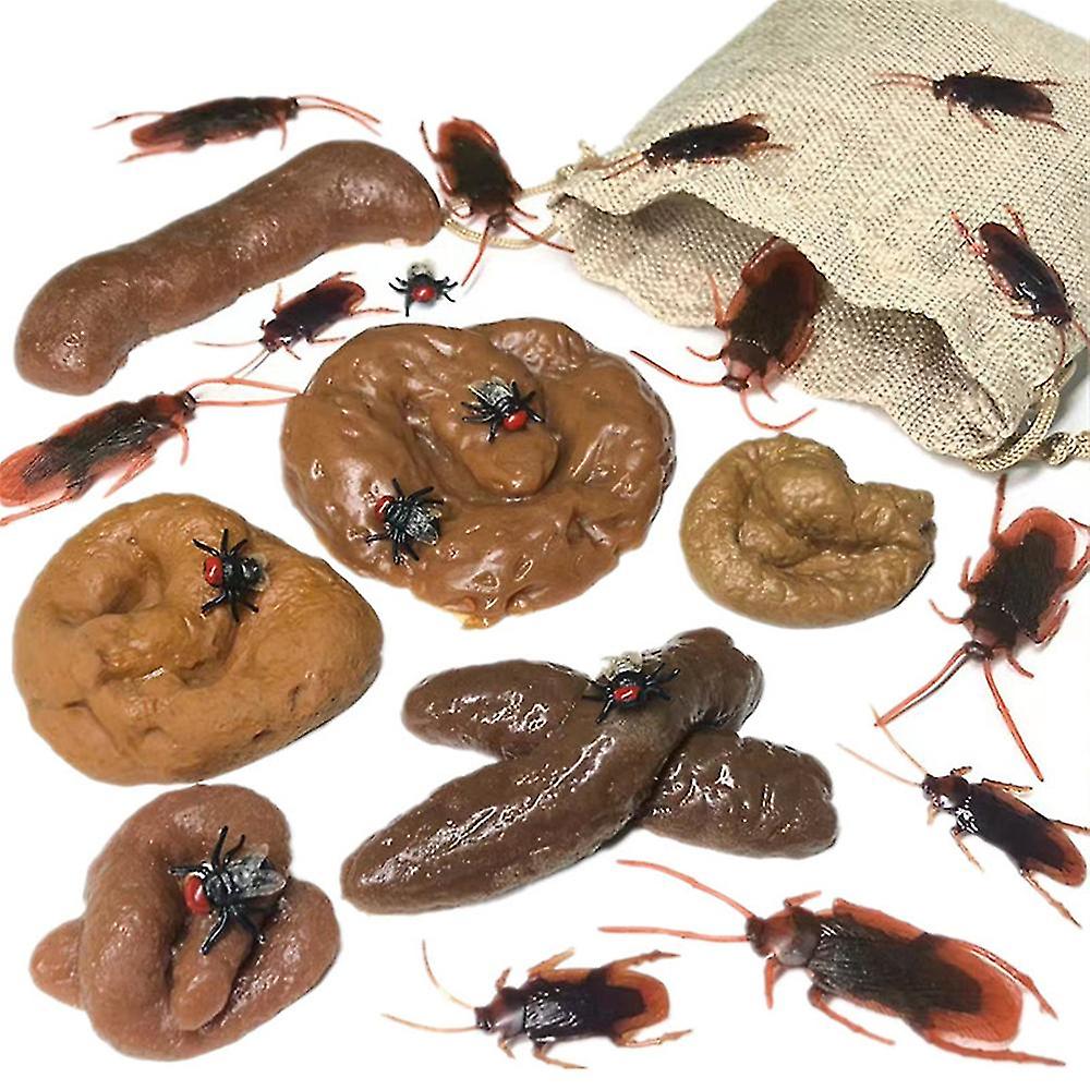 24pcs Simulation Stool Shit Toy Tpr Vent Poop Toy For Halloween