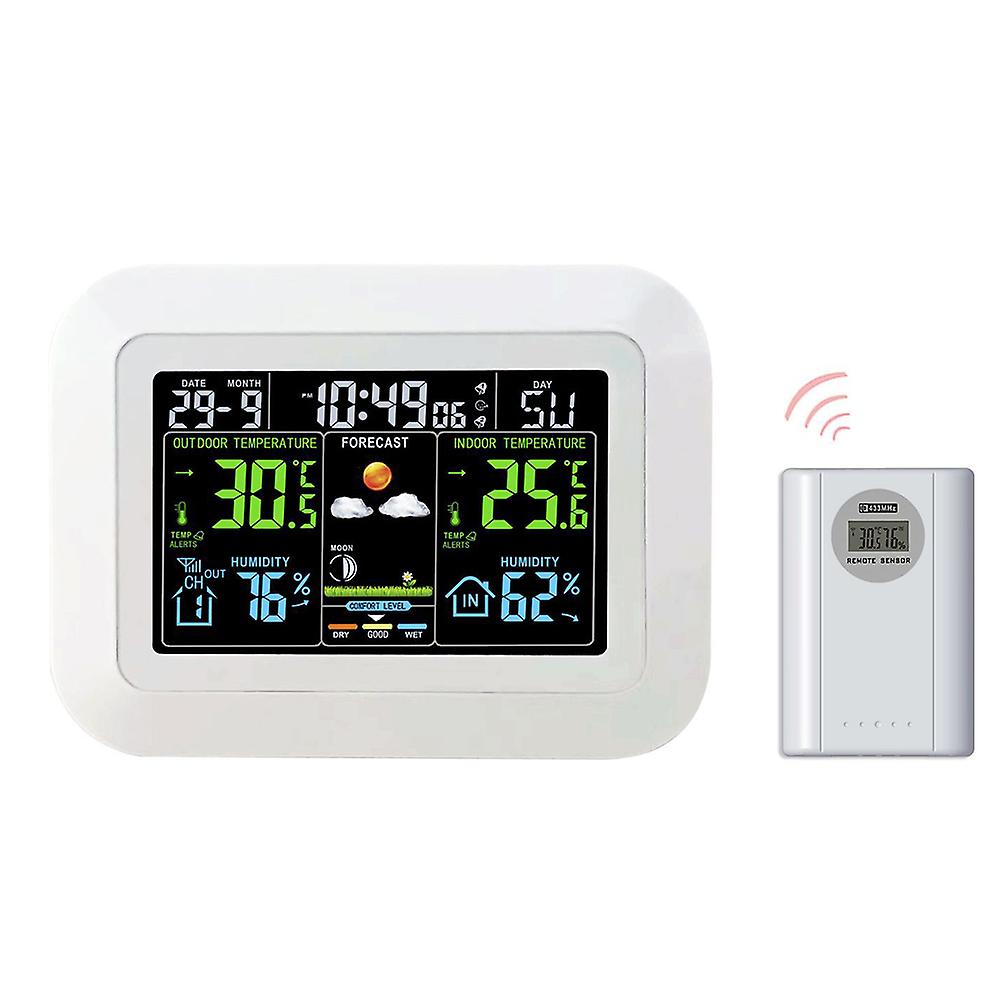 Multifunctional Home/office Weather Station Color Digital Display Clock