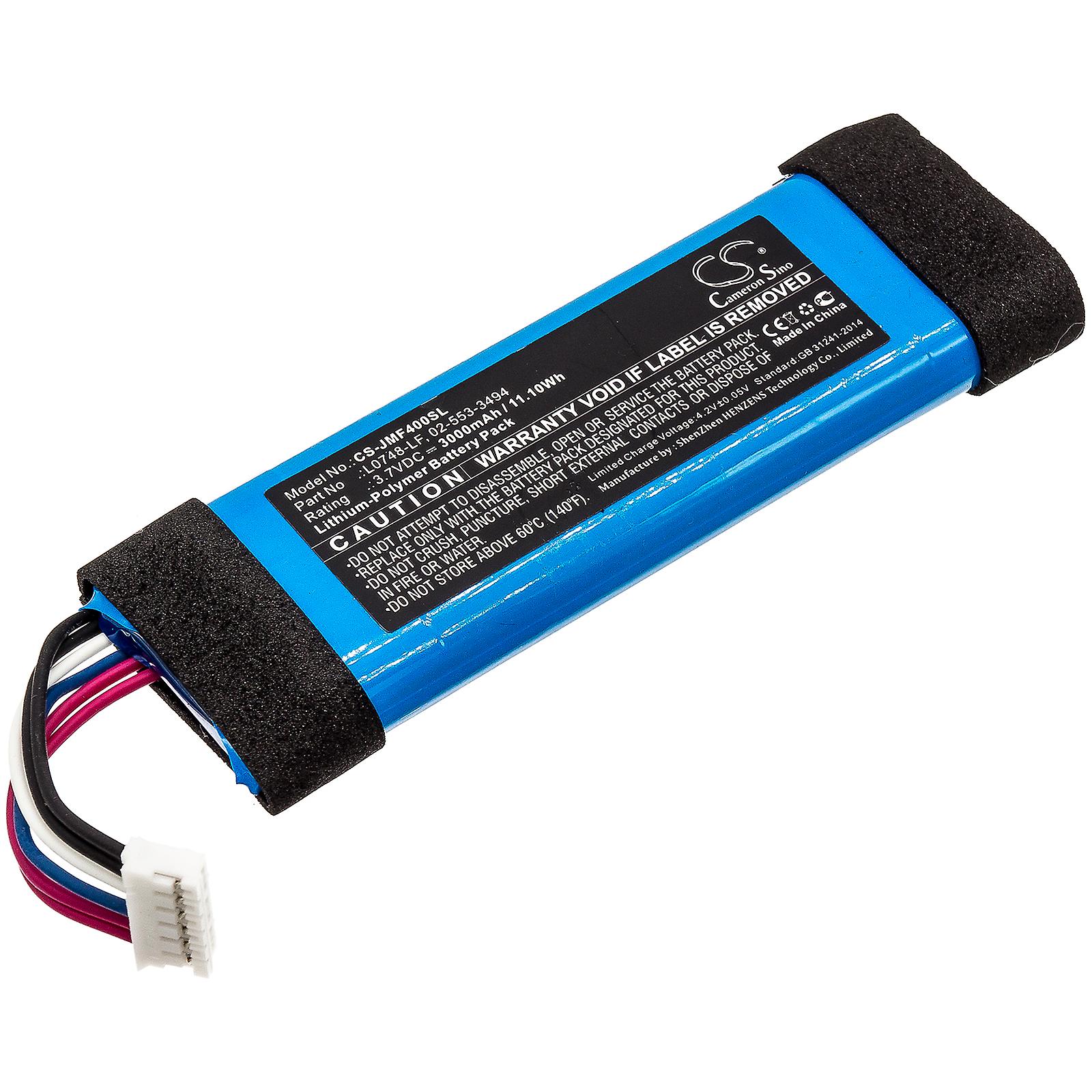 Battery for JBL Flip 3 SE Stealth Essential 02-553-3494 GSP872693 L0748-LF