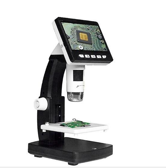 3.5 Inch Lcd Screen 1080p Hd Digital Microscope Led Illuminated 1000x Electron Microscope With Liftable Stage Measuring Software