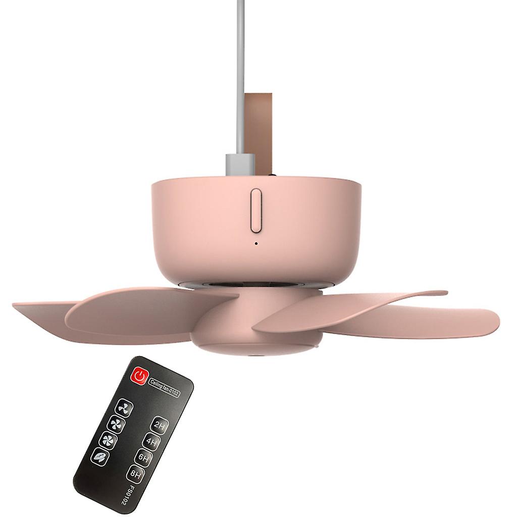 DC5V 4 Speed Adjustable Camping Hanging Fan with LED Lantern USB Tent Fan