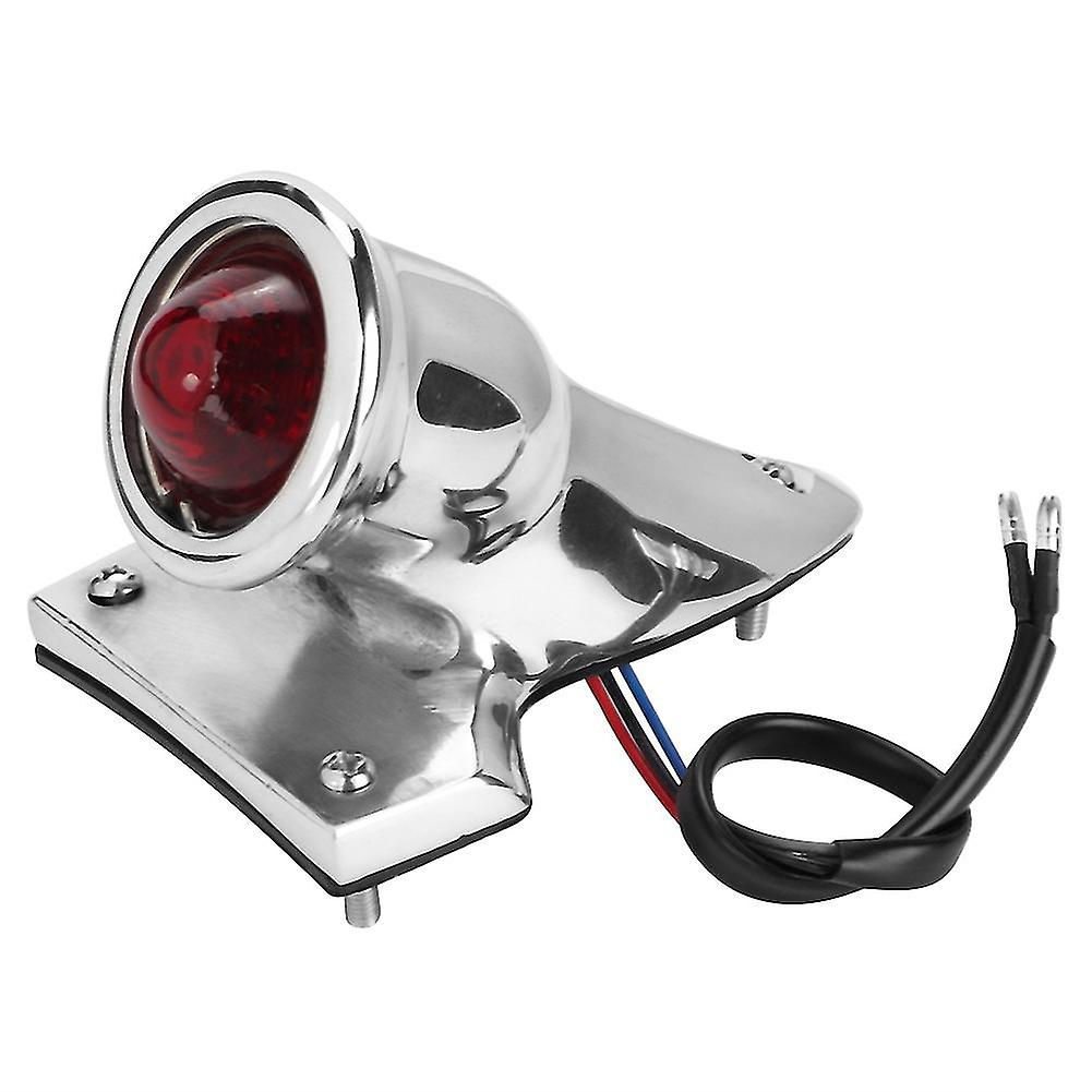 Motorcycle Modification Retro Led Tail Light Brake Stop Lamp License Plate Light