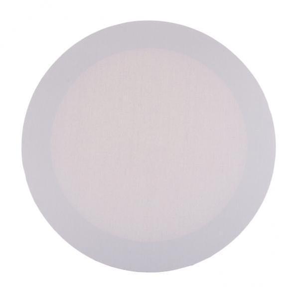 6xWhite round Blank Canvas Wooden Frame For Oil Acrylic Painting DIY 40cm