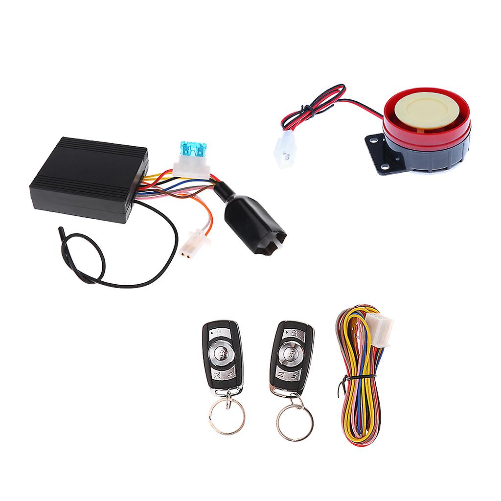 Universal Motorcycle Anti-theft Alarm Security System Engine Remote Control