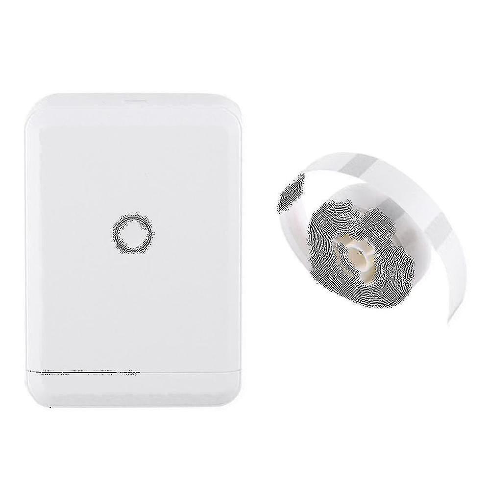 D110 Maker Machine With Transparent Labels, Small Thermal Sticker Printer , Portable Bluetooth Conn