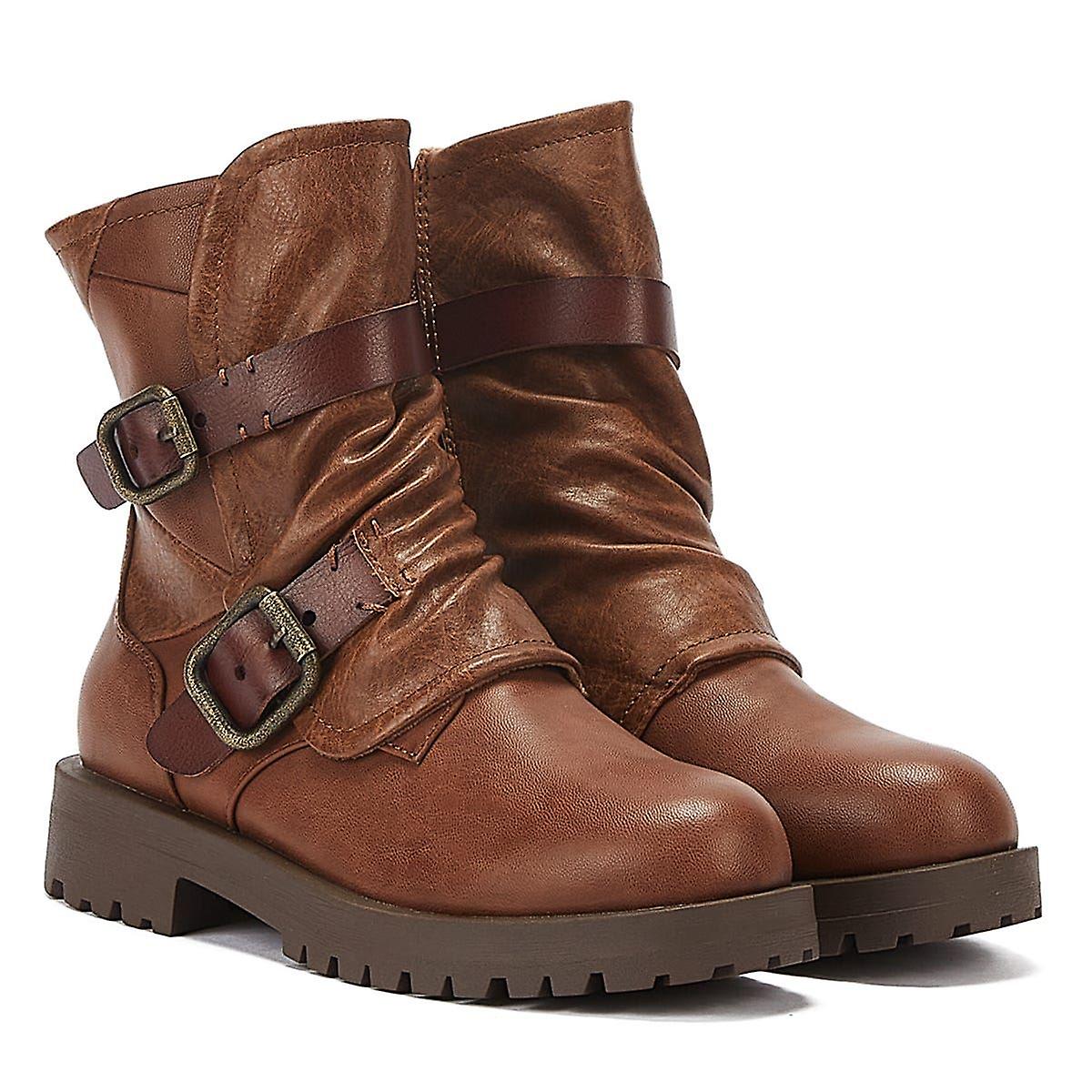 Blowfish Aquarius Womens Bark Dobby Recycled Boots