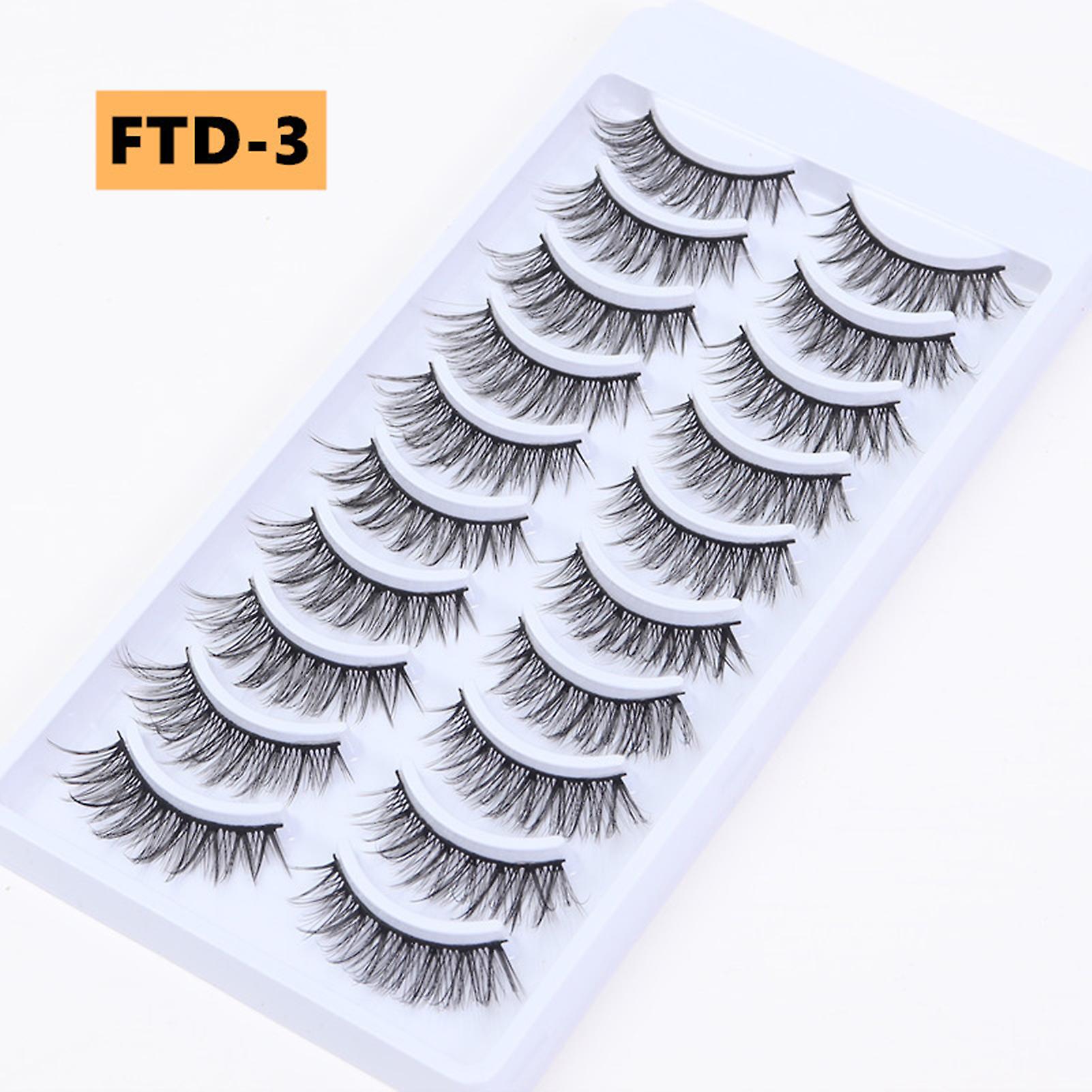 10 par återanvändbara lösögonfransar Com