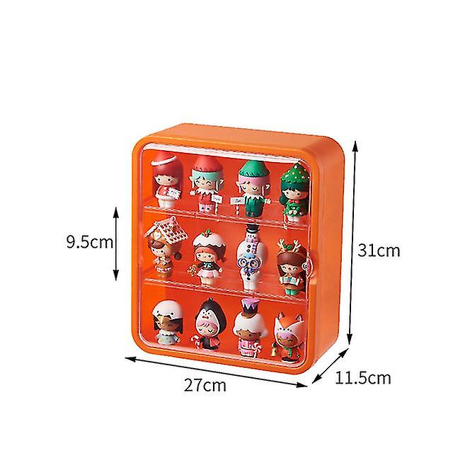 Blind Box Doll Storage Display Stand Toy Display Cabinet Acrylic Storage Box Dust-proof Figures Display Storage Organizer