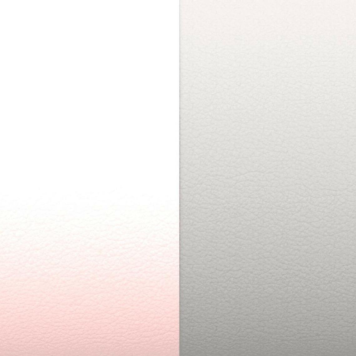 Läder 25 mm Grå/Rosa