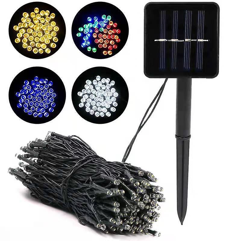 Xmas Ornaments Christmas Ins Outdoor Camping Waterproof Solar-powered String Lights Led Floor Outlet Landscape Lamp 8 Function Xmas Gift