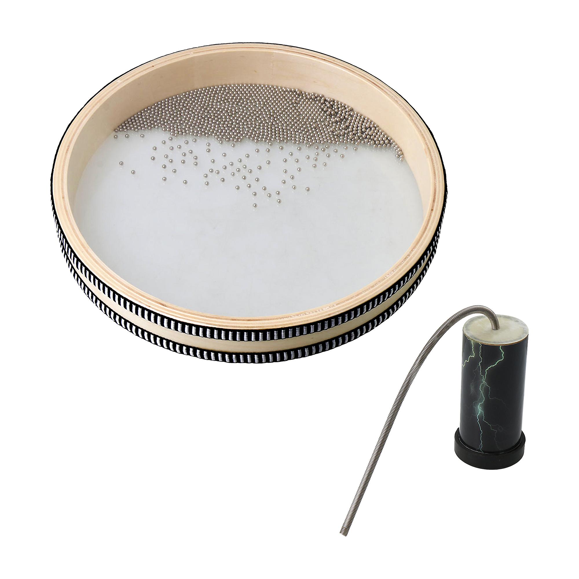 2Pcs 10Inch Wave Bead Ocean Shake Drum Mini Thunder Sound for Music Lover