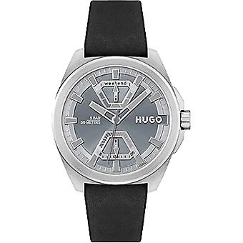 Montre à quartz analogique pour hommes Expose avec bracelet en cuir de vache 1530240