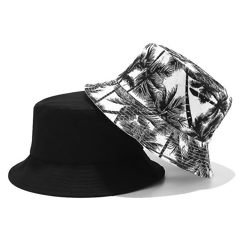 Hats Unisex Reversible Coconut Tree Printed Caps