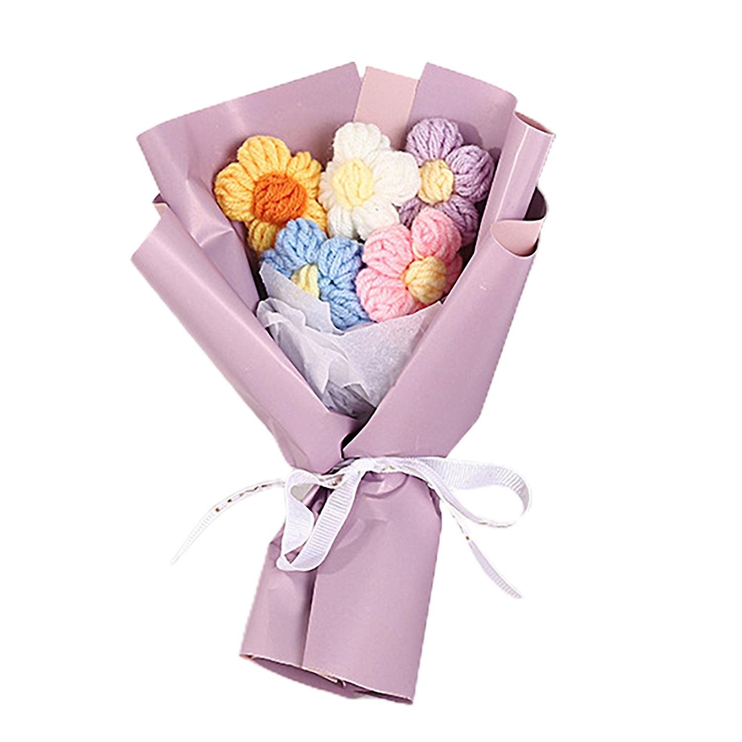 Artificial Flower Bouquet Vibrant Color Lovely Appearance Non-Fading Easy Maintenance No Odor