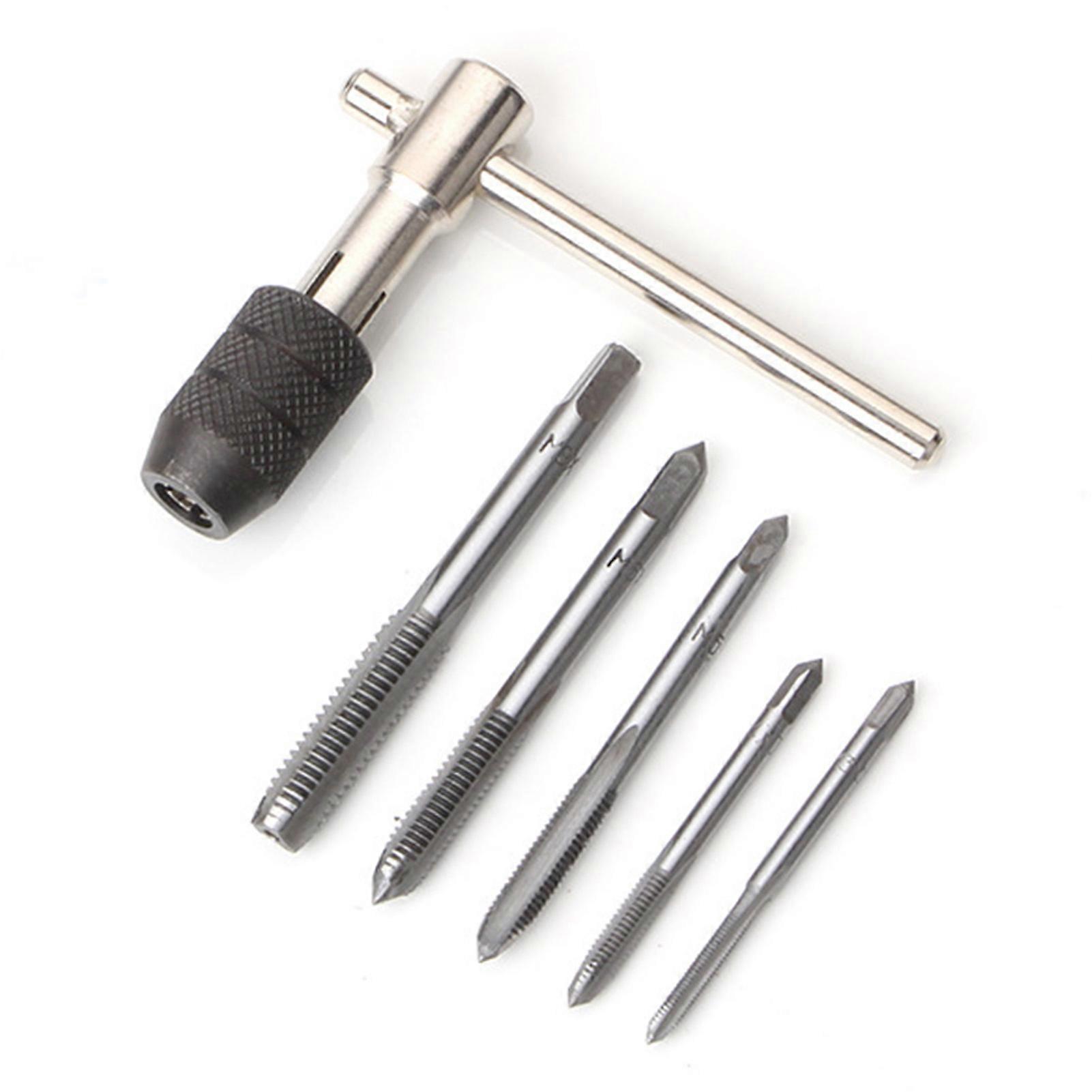 T Handle Spanner Set,6PCS T Handle Wrench T Shape Spanner Kit T Handle Socket Wrench Set High Capacity