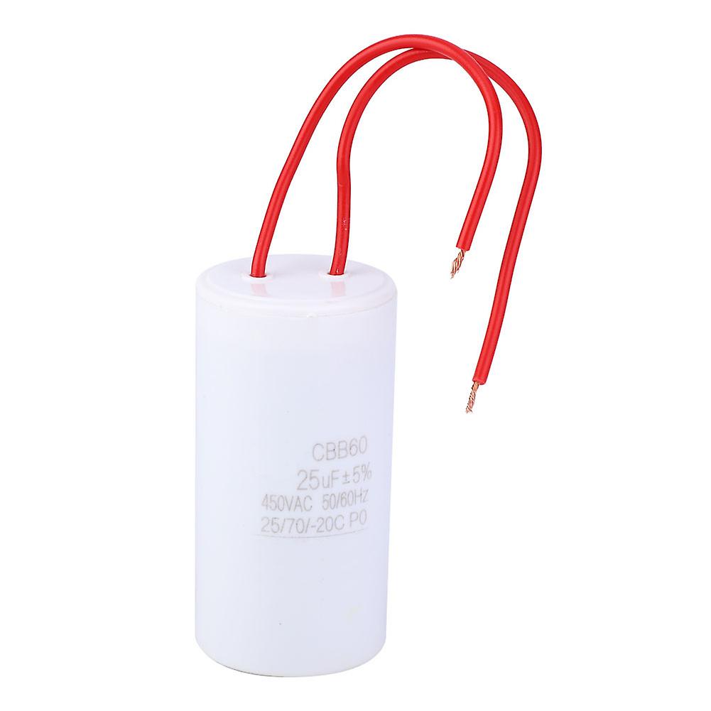 CBB60 Insert Starting Capacitor 25uF 450VAC for Home Electric Appliance 25/70/‑20