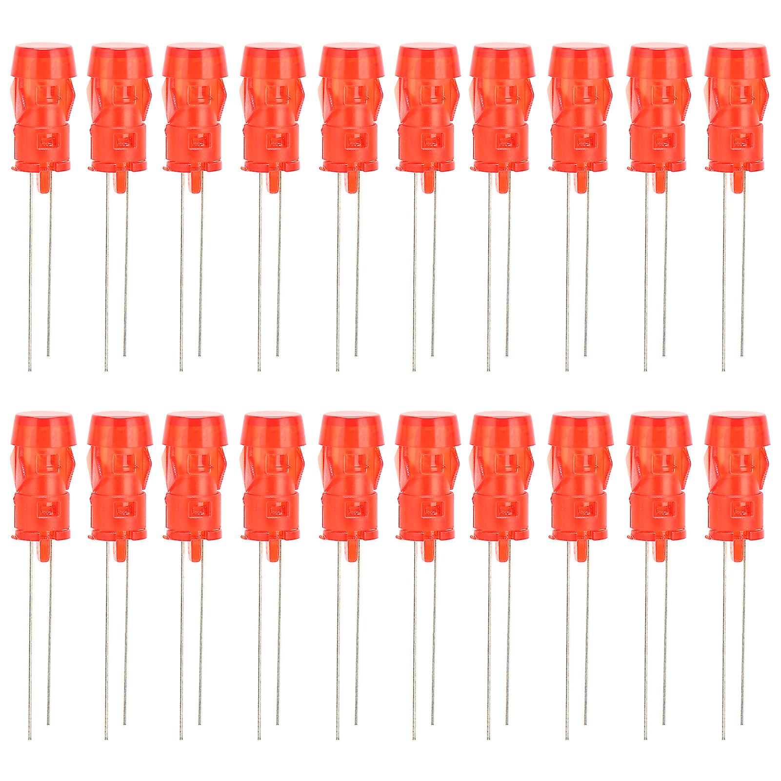 20pcs 3mm DIY LED Diode Portable Light Emitting Diodes for Science Project ExperimentRed Light