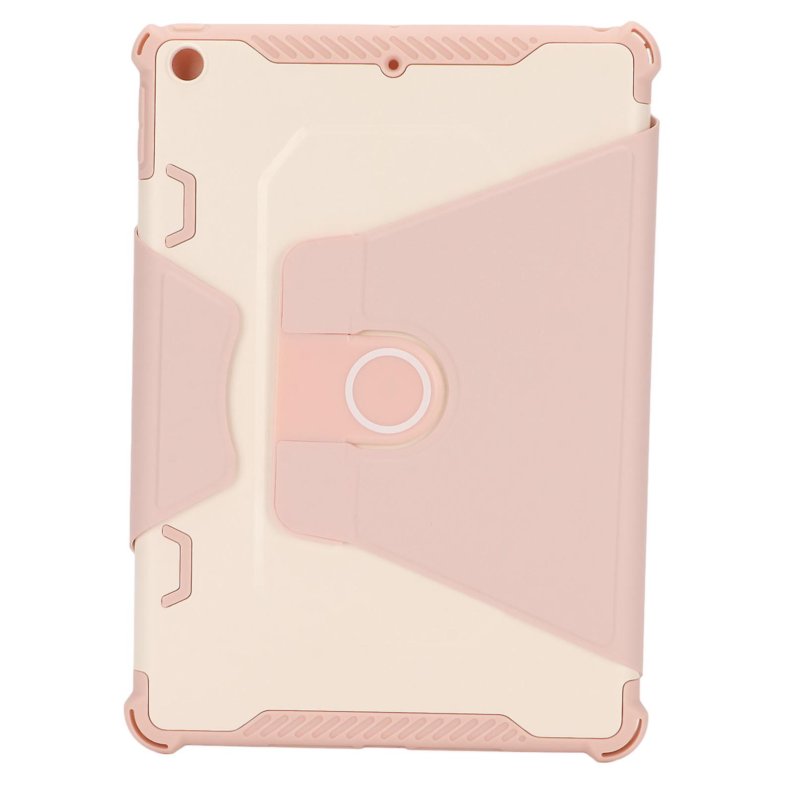Thin Shockproof Stand Tablet Case for 10.2in iOS 7-9th Gen Pink