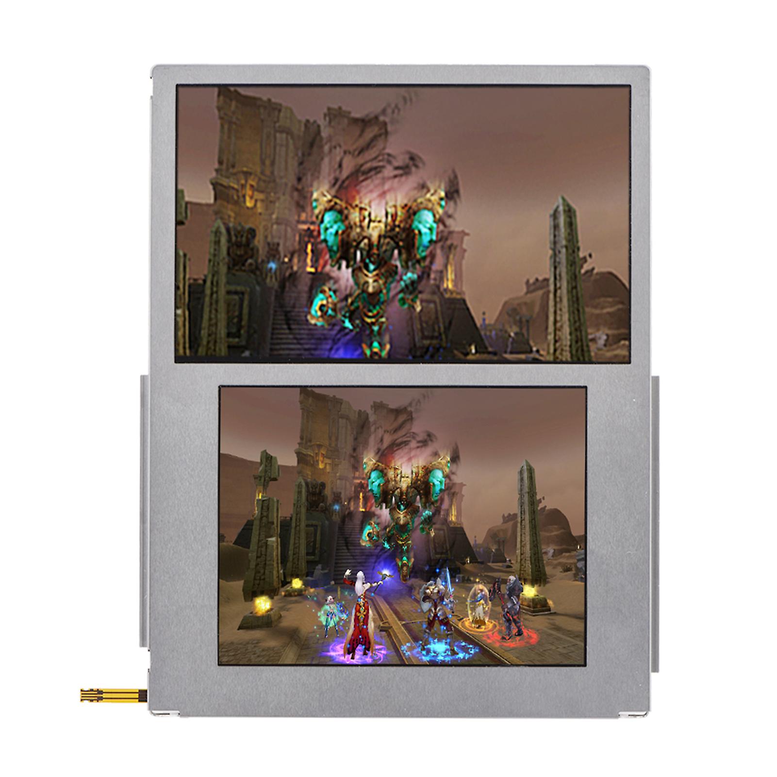 Écran LCD de remplacement supérieur et inférieur pour 2DS