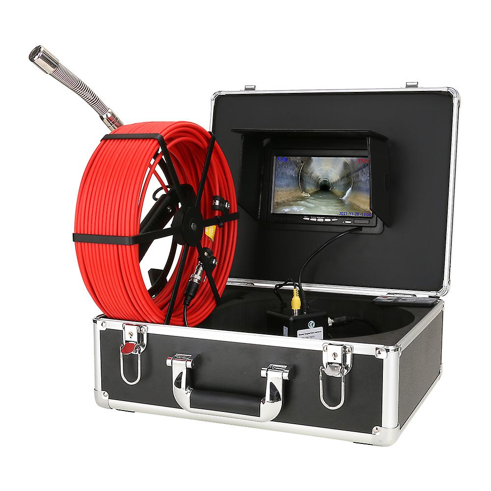 Endoscope DVR 7 Inch Pipe Inspection Video Camera IP68 1080P Industrial Borescope