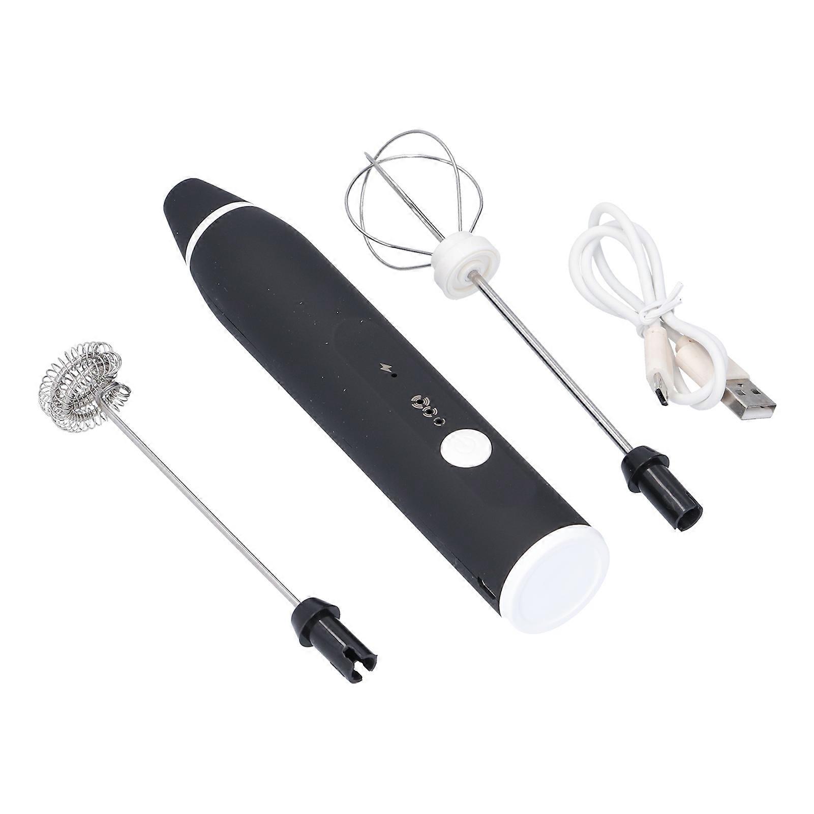 Professional Handheld Electric Whisk, Rechargeable Milk Frother with Adjustable Speed, Perfect For Mixing Lattes, Cappuccino, And Matcha, Portable