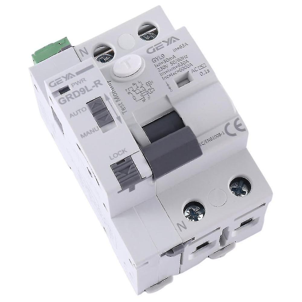Grd9l-r Rccb Automatisk selvlukkende enhed afbryder 2p 40a 30ma 100ma 300ma RCD Smart Bre-yezi