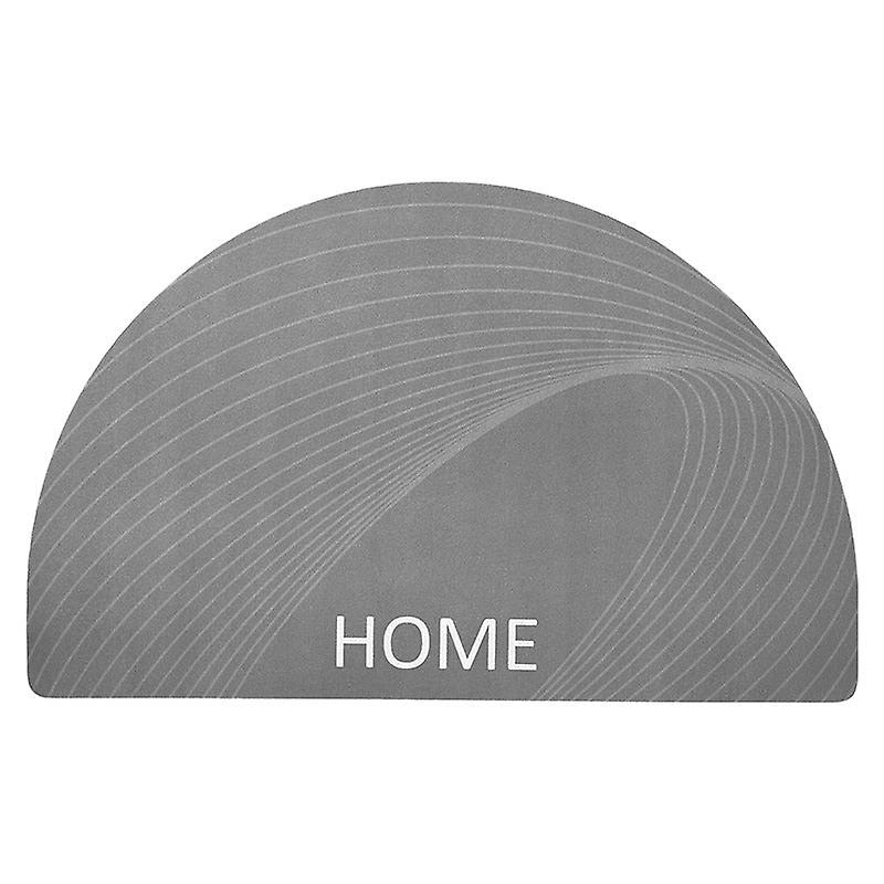 Bath Mat Non Slip Absorbent Shower Bathroom Rug Carpet Semicircle Home No131010