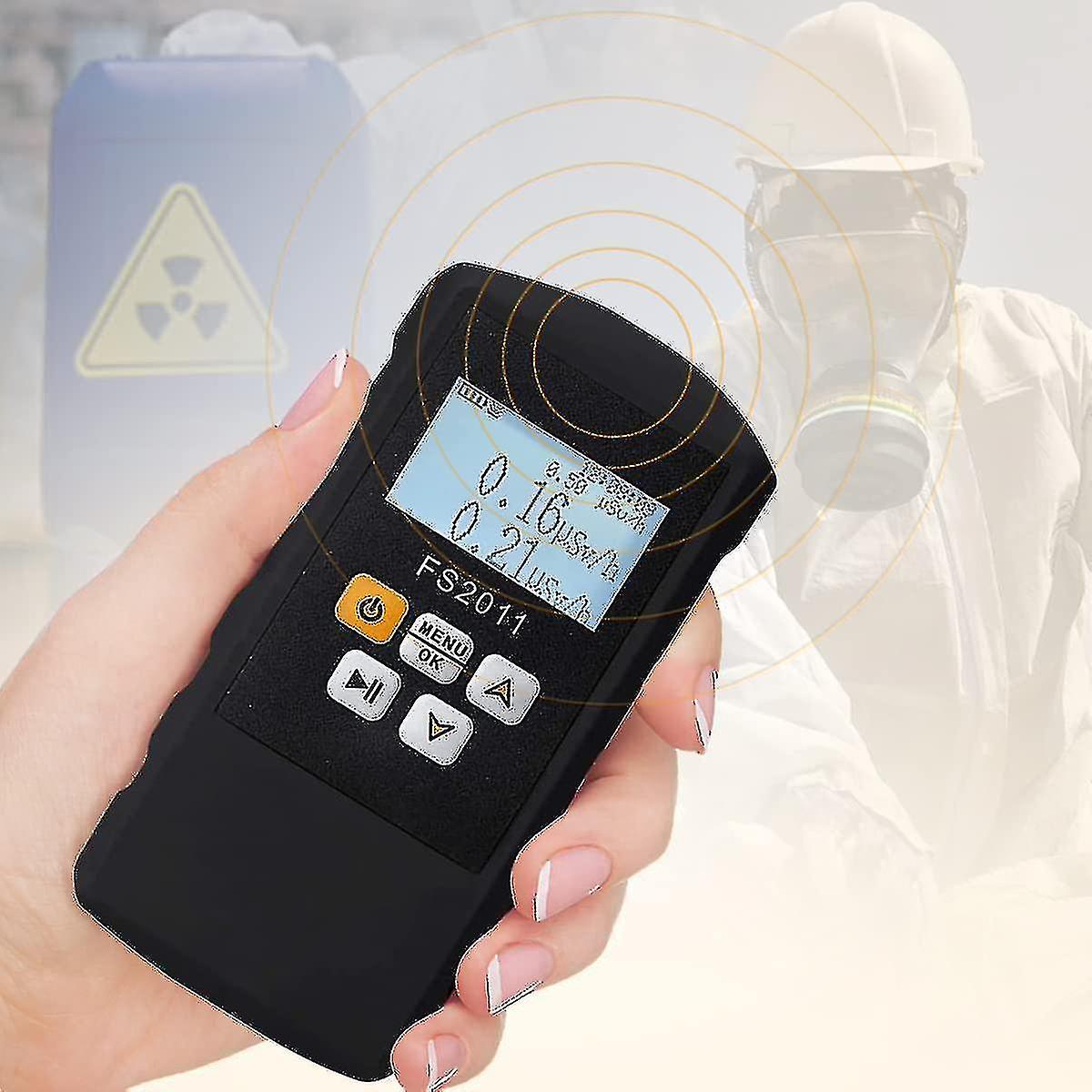 Professional Nuclear Radiation Detector -   Geiger Counter Dosage Alarm Device With Lcd Screen, Personal Radiation Detector, Portable Dosimeter Monito