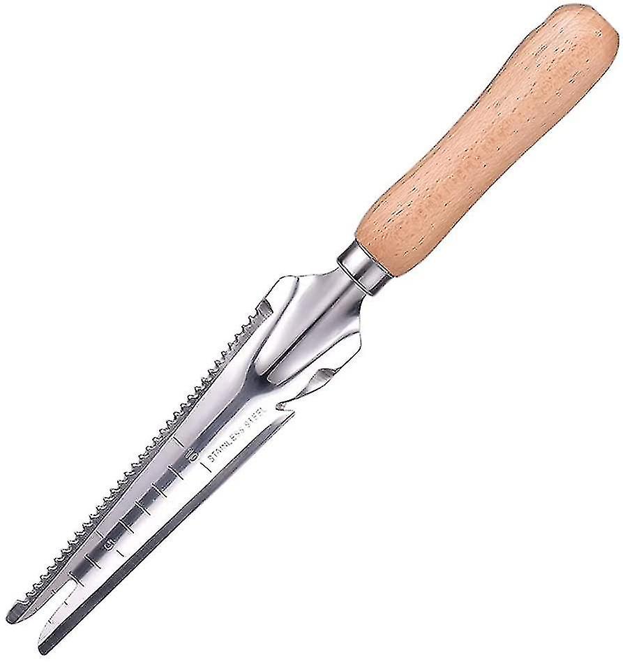 1pcs Wooden Handle Manual Weeding Tool Weeder Garden Weeding Shovel Garden Dig Transplant Weeding