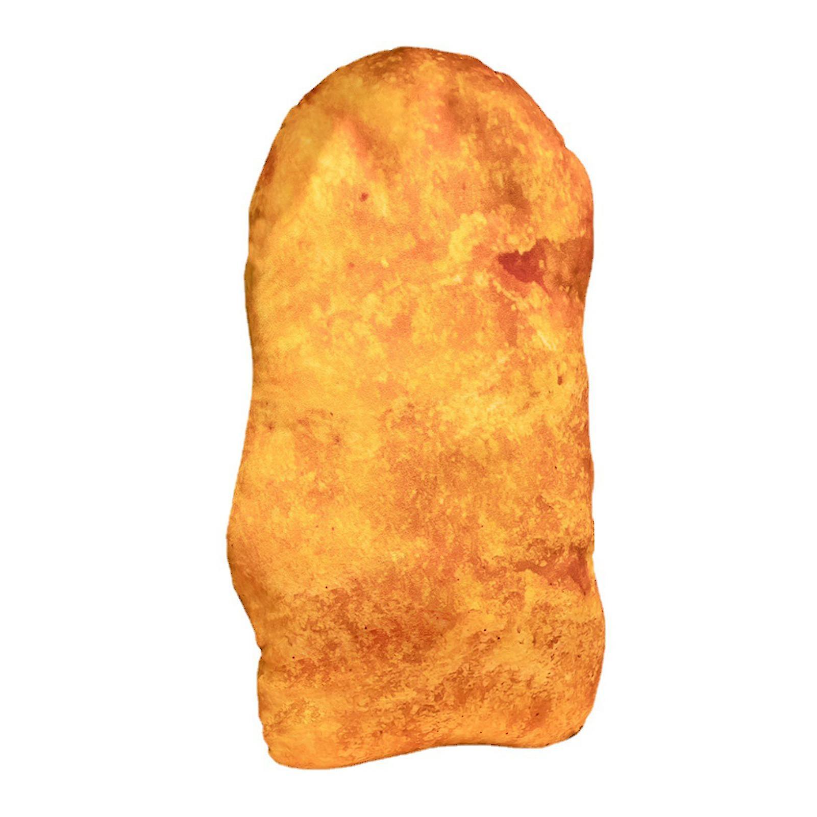 65cm Chicken Nugget Pillow PP Cotton Filling Simulated Chicken Chop Plushie Soft Sofa Cushion-hy