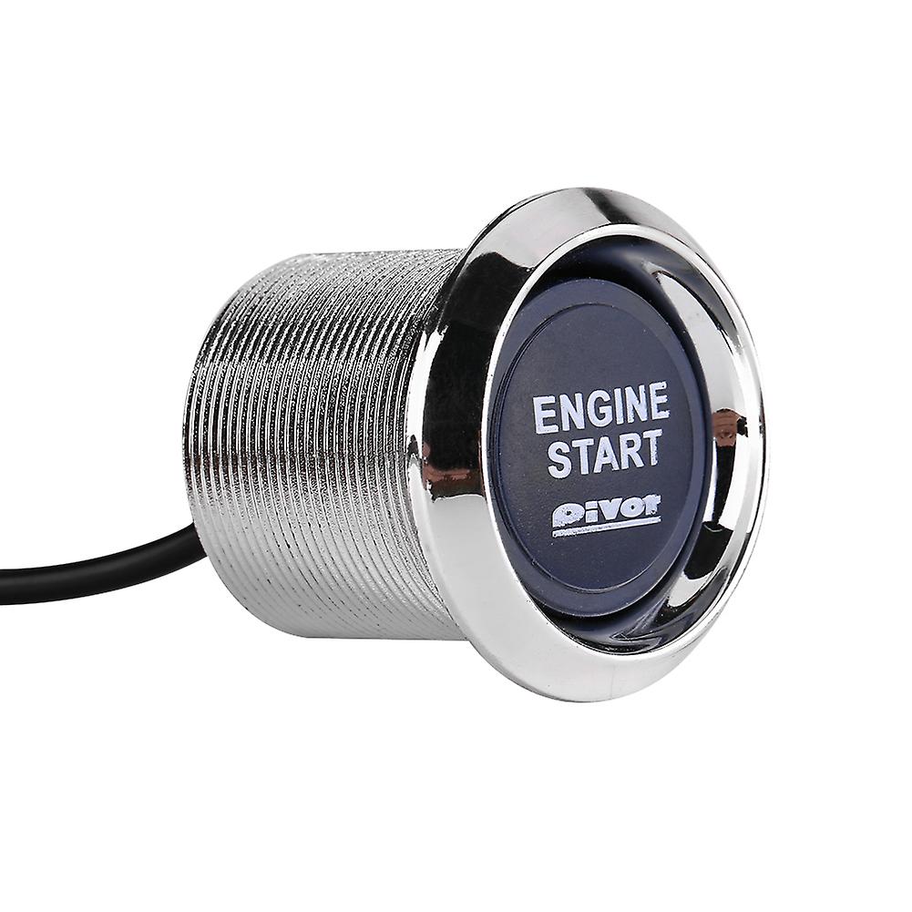 Universal 12V Car Vehicle Engine Start Push Button Switch Ignition Starter Red LED