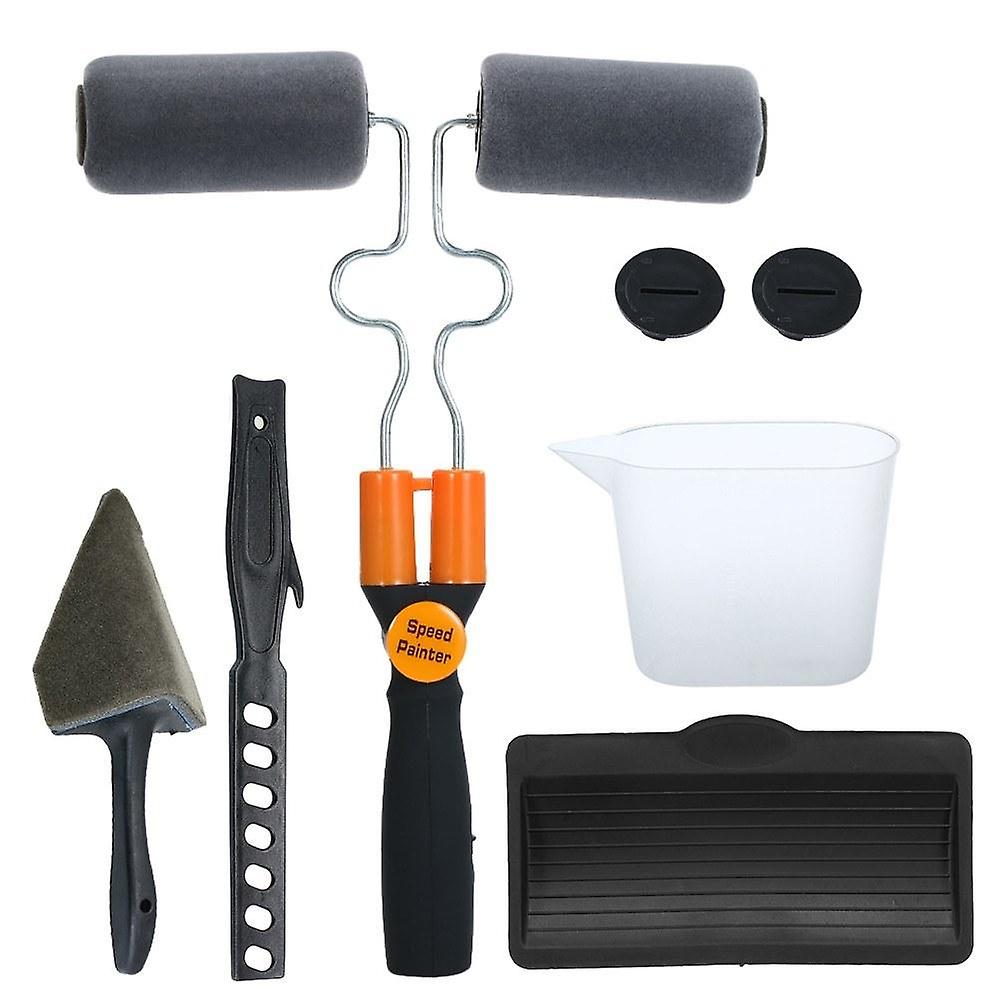 Adjustable Double-sided Multi-function Paint Brush Diy Graining Tool For Wall Décor