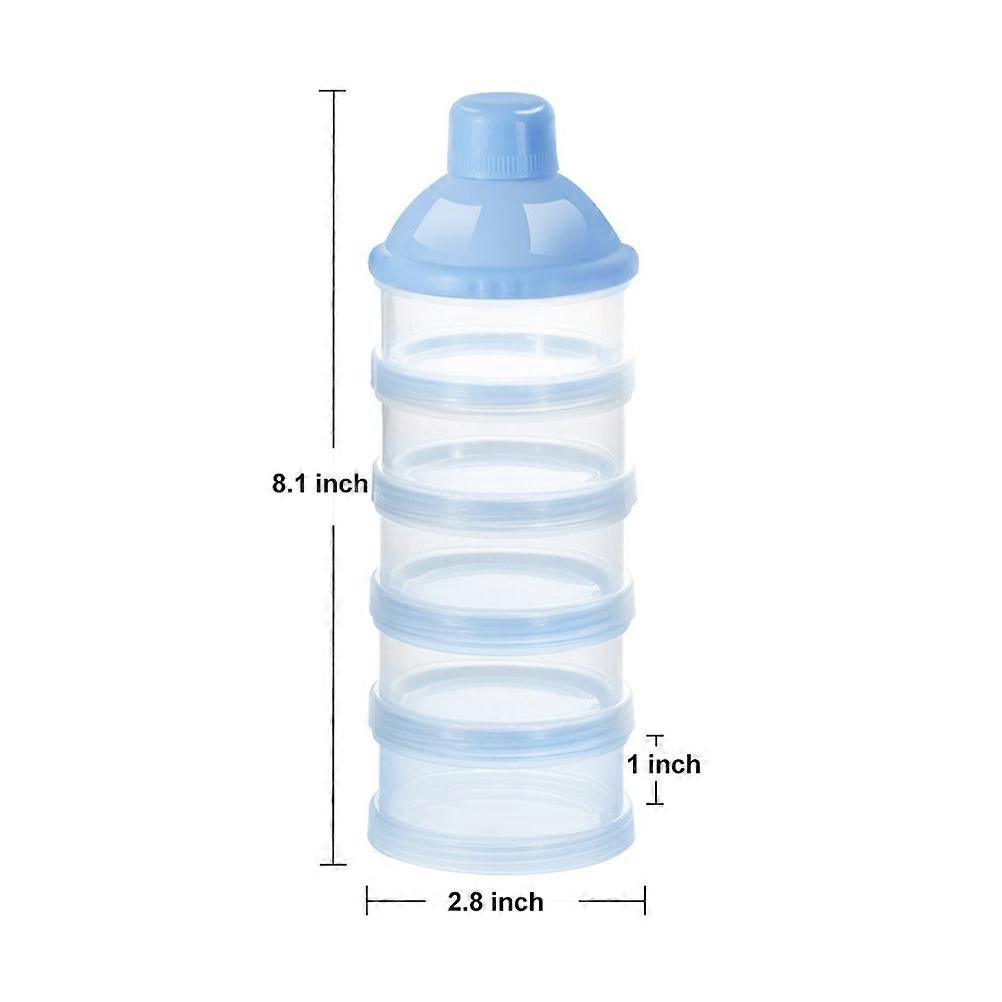 Baby Milk Formula Dispenser 5 Layers Non Spill Stackable Snack Storage Container