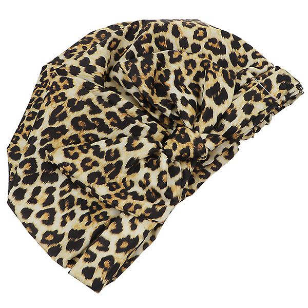 Adjustable Elastic Shower Hat with Bow Decoration Color2