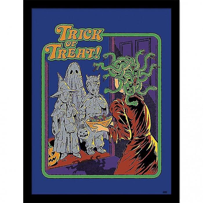 Steven Rhodes Trick Or Treat Framed Poster