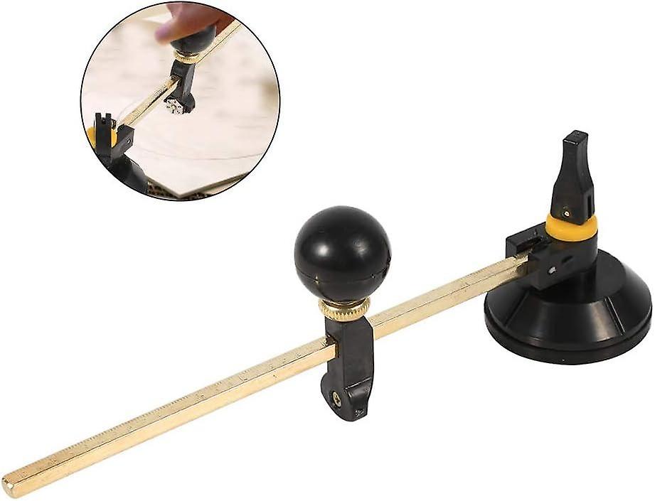 Circular Glass Cutter with Suction Cup Cutting Tools, Diamond Cutting Circle Diameter 400 mm for Hob