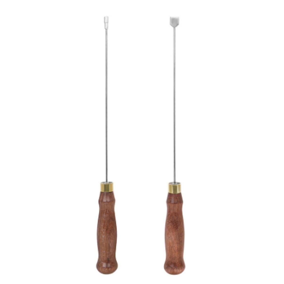 Piano Tuning Repair Tools Card Pins Hammer Tuning Lever (Small) with Handle Keyboard Maintenance Too